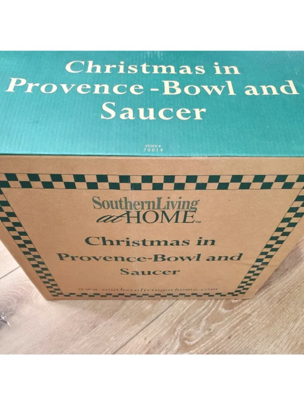 Southern Living Christmas In Province Terra Cotta Bowl and Saucer Planter Signed